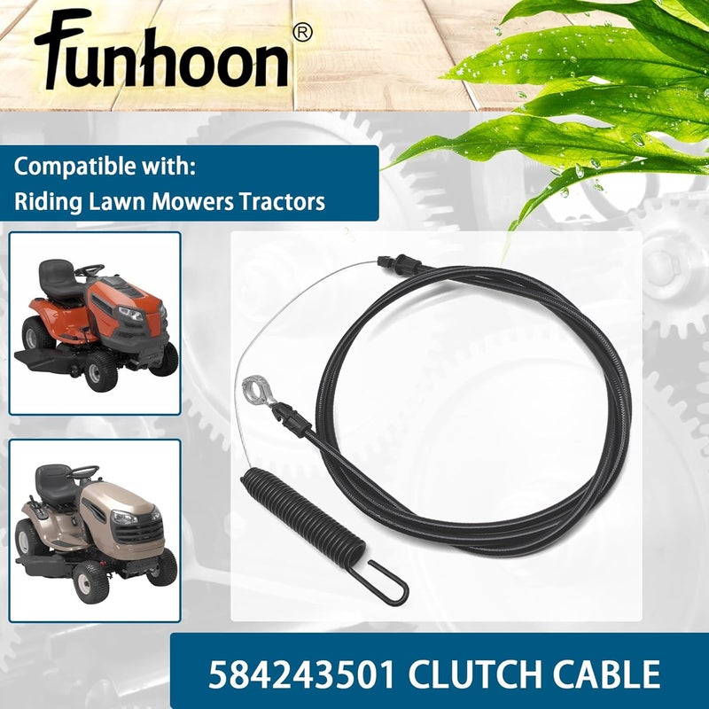 Funhoon 584243501 Clutch Cable for Lawn Mower - Image 5